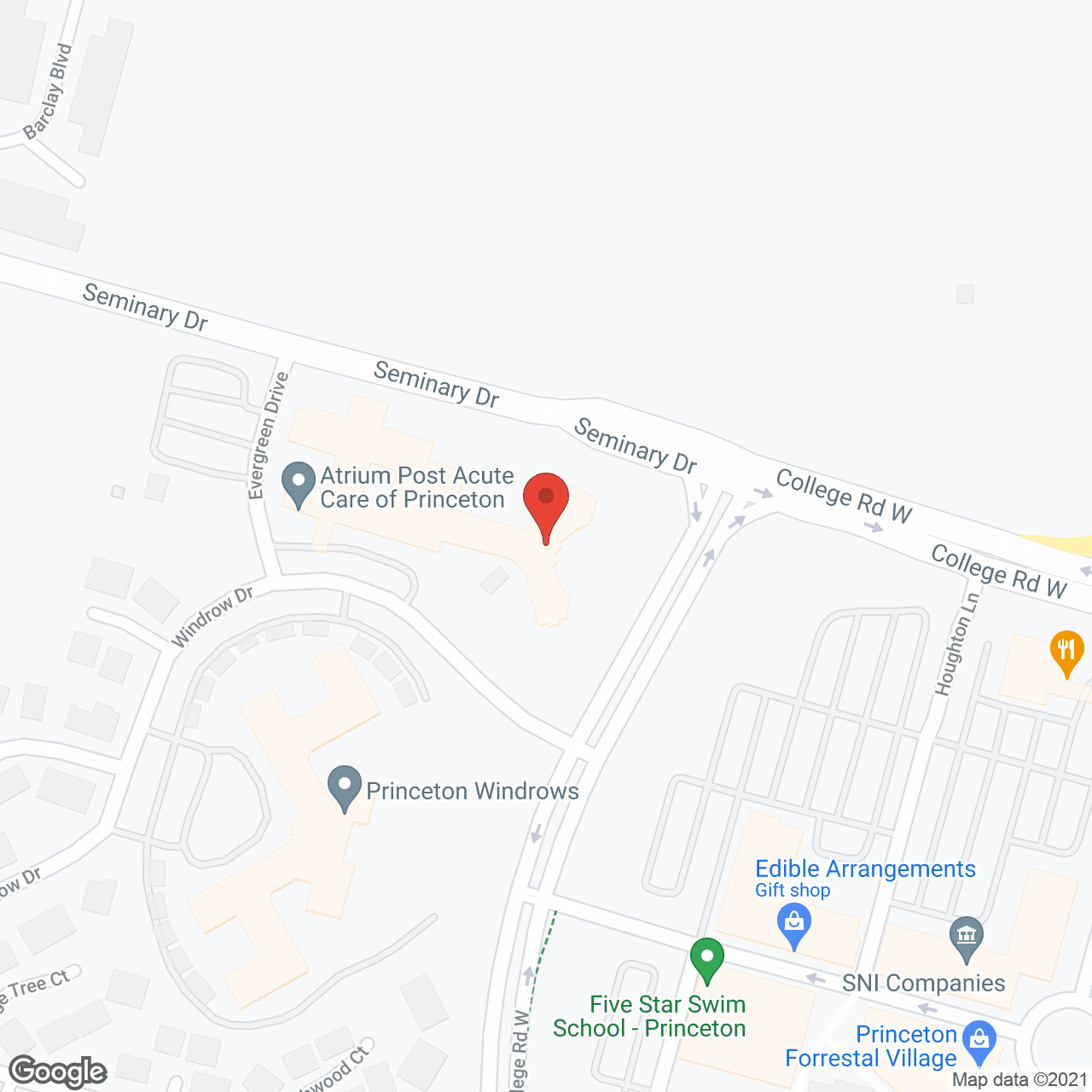 Carnegie Assisted Living in google map