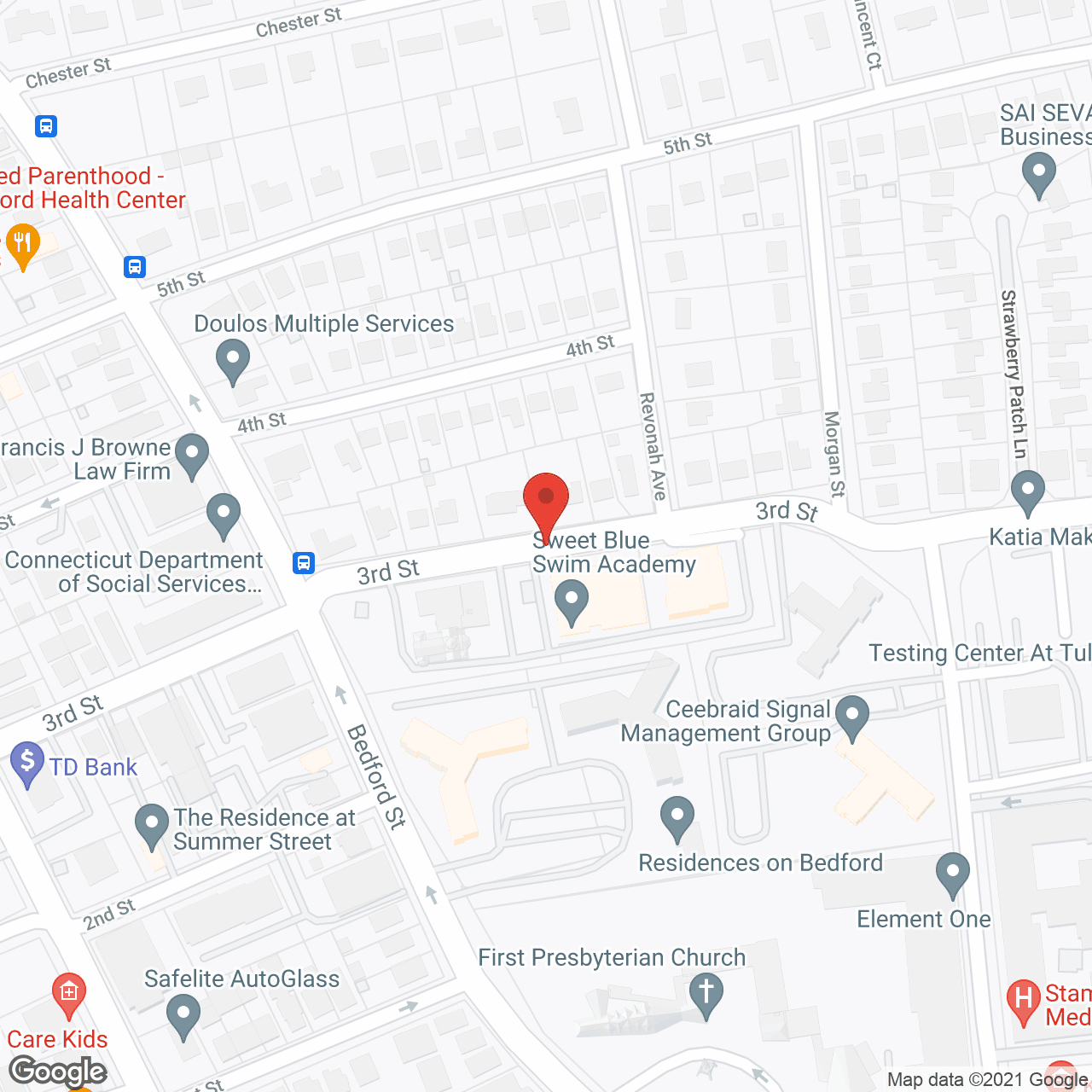 Atria Stamford in google map