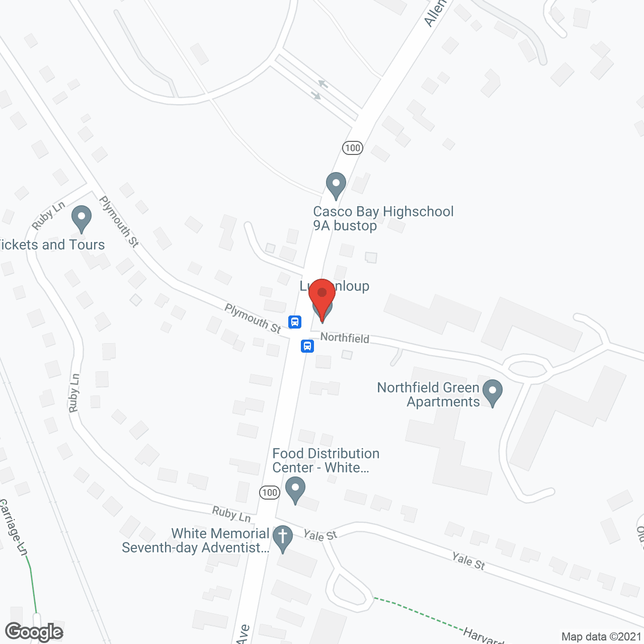 Northfield Green in google map
