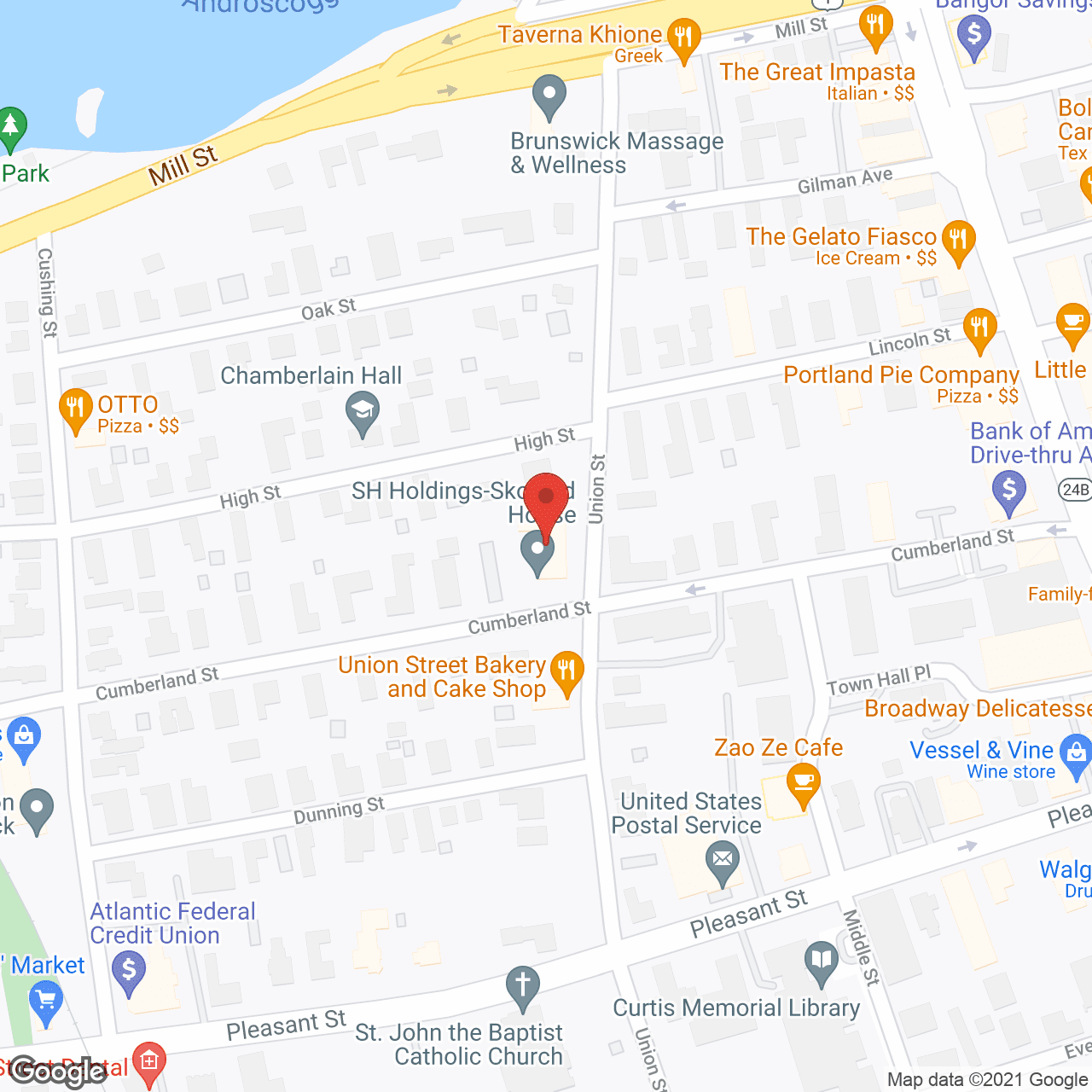 Skolfield House in google map