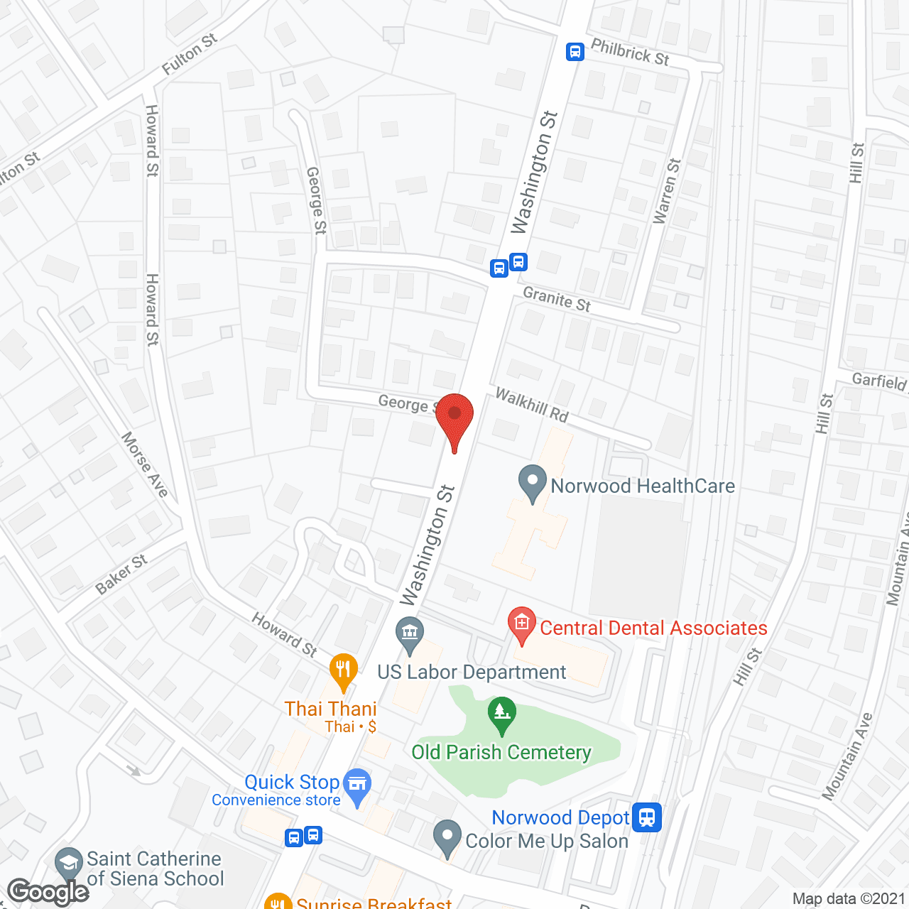 Golden Living Center – Norwood in google map