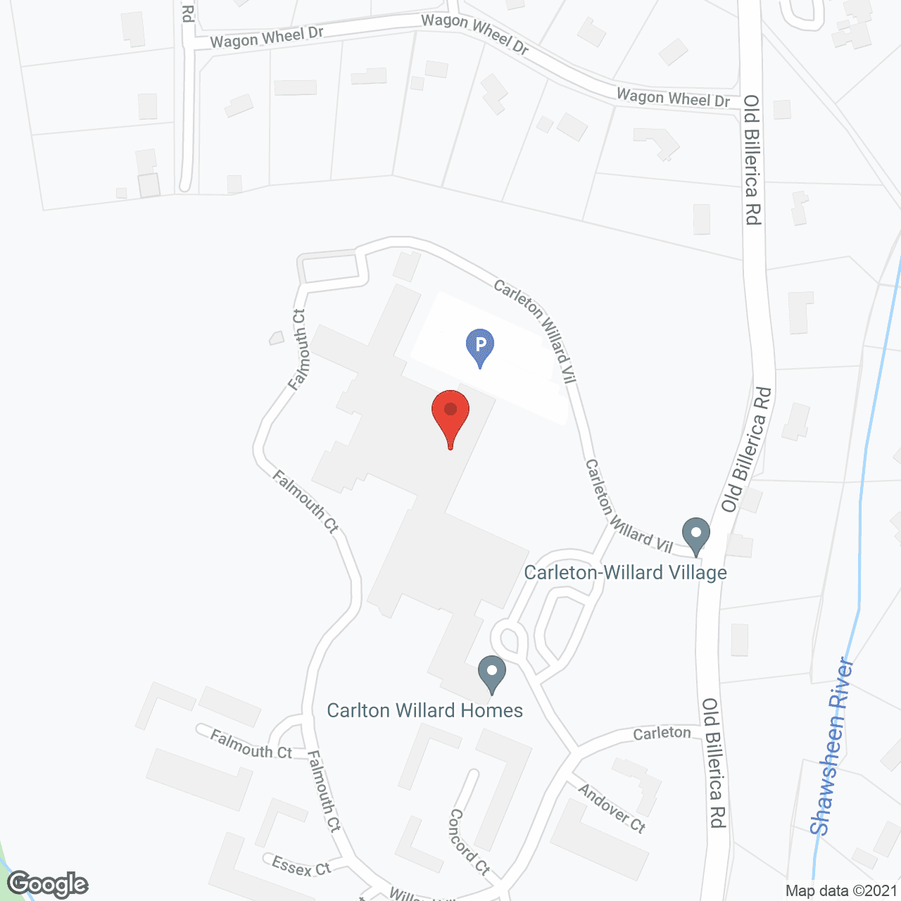 Carleton-Willard Village in google map