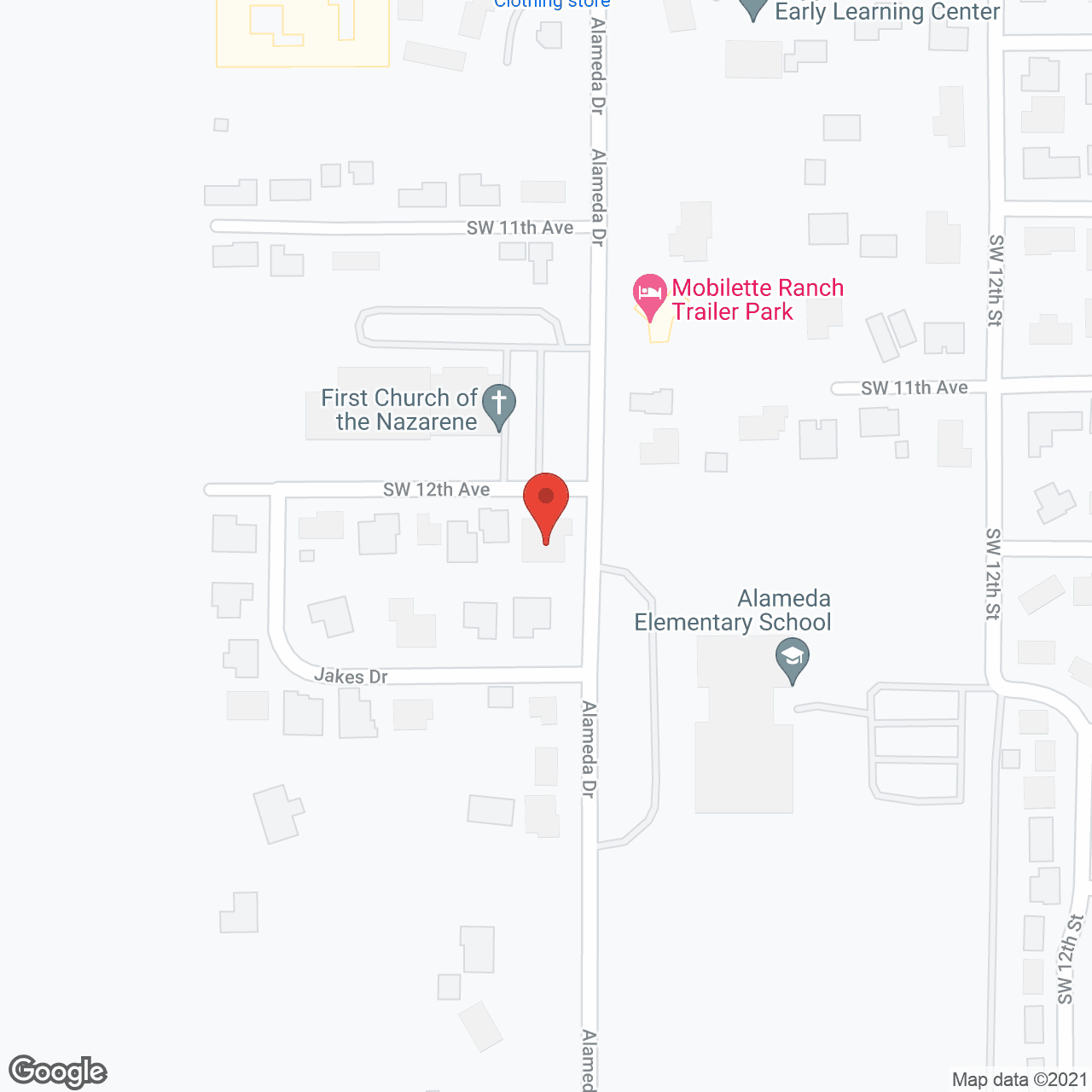 Ashley Manor - Alameda in google map