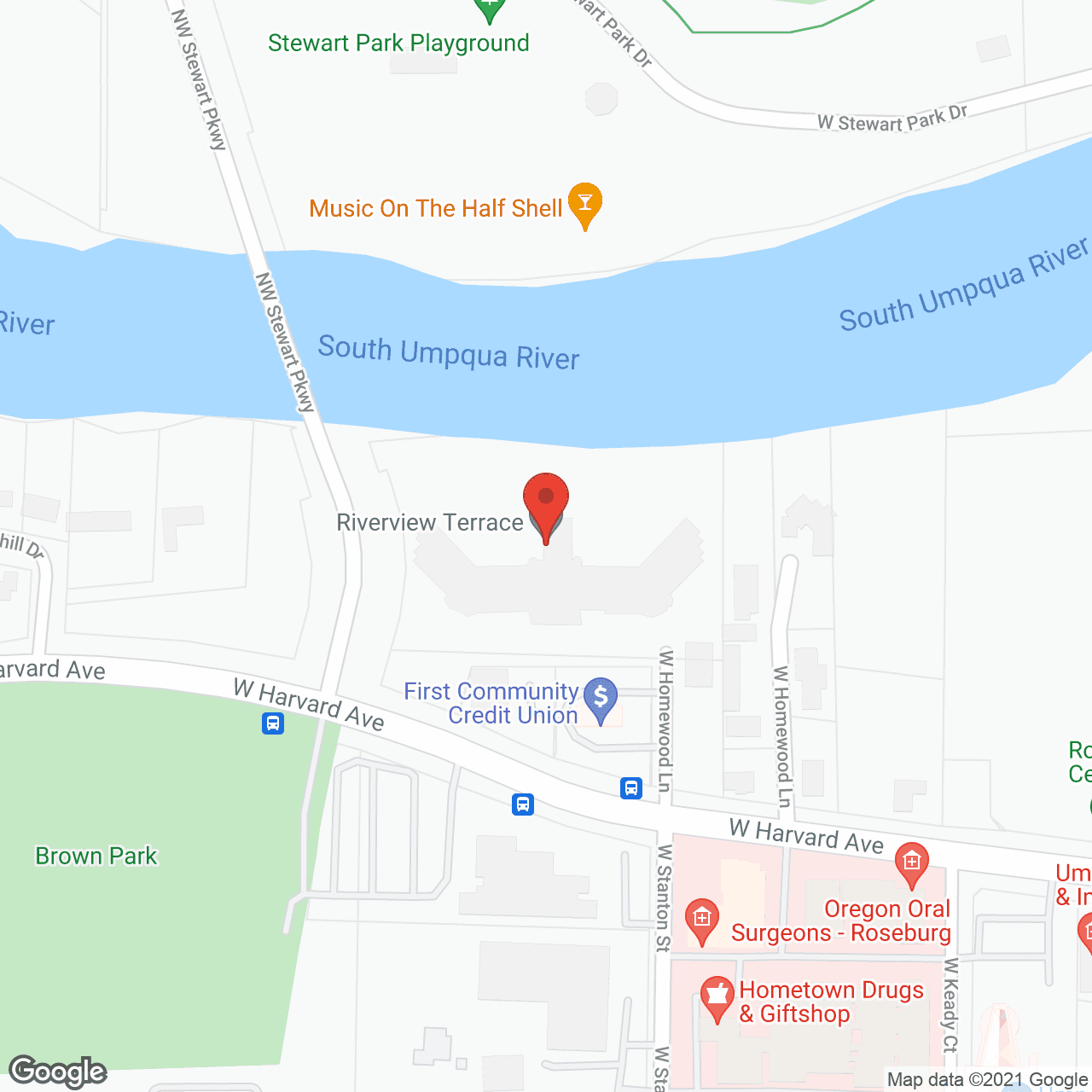 Riverview Terrace in google map