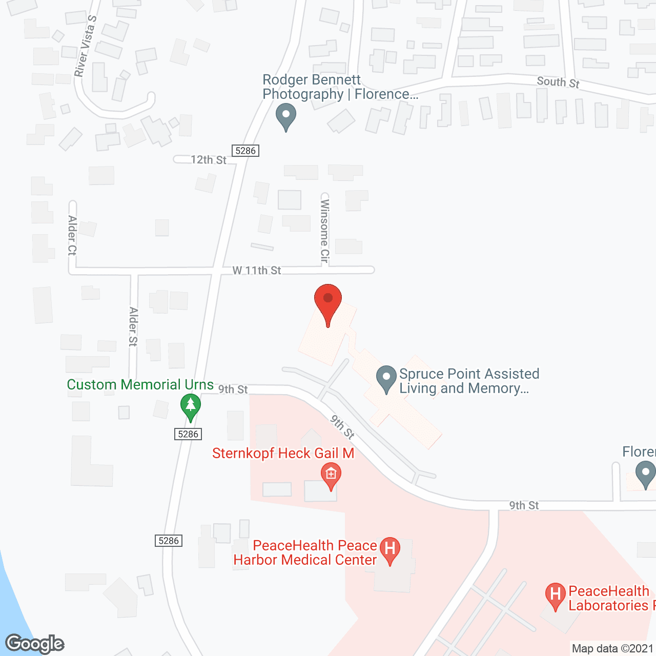 Spruce Point Assisted Living in google map