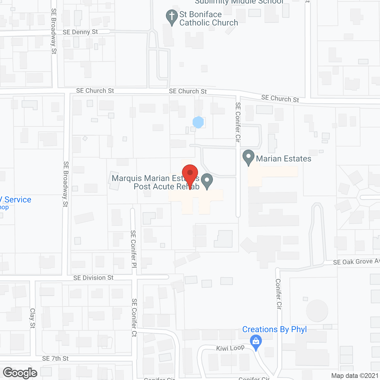 Elliott Residence in google map