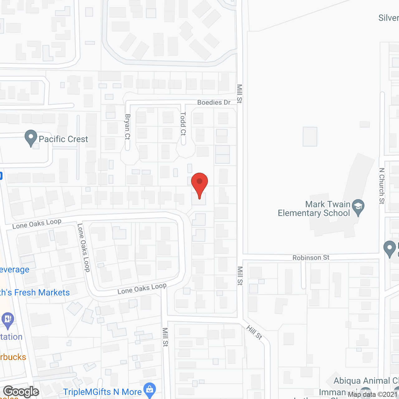 Lone Oaks Care Home in google map