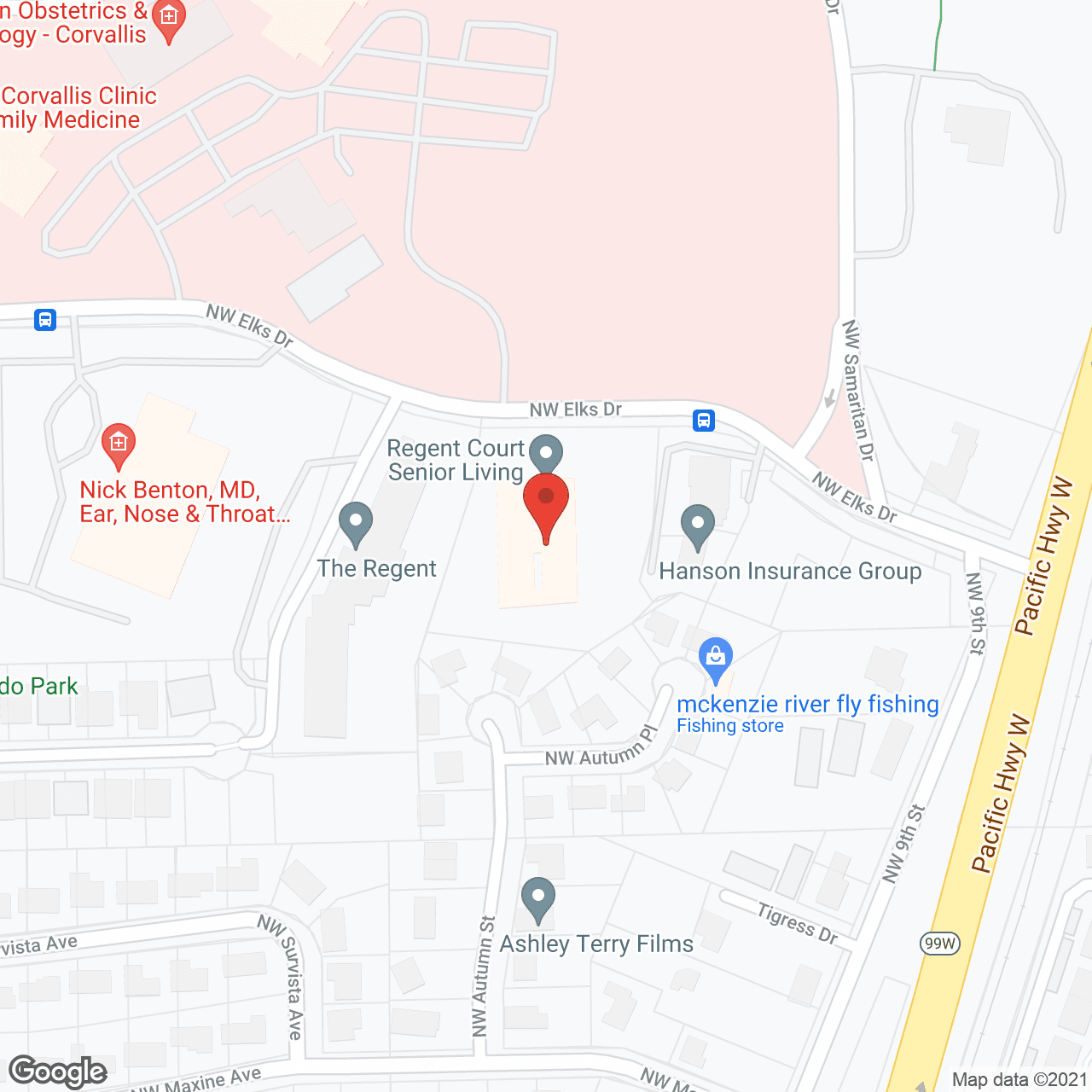 Regent Court in google map
