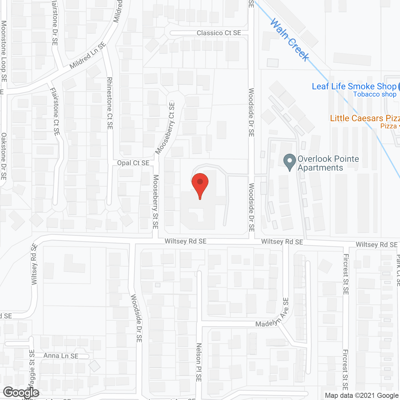 Brookstone Alzheimer's Special Care Center in google map