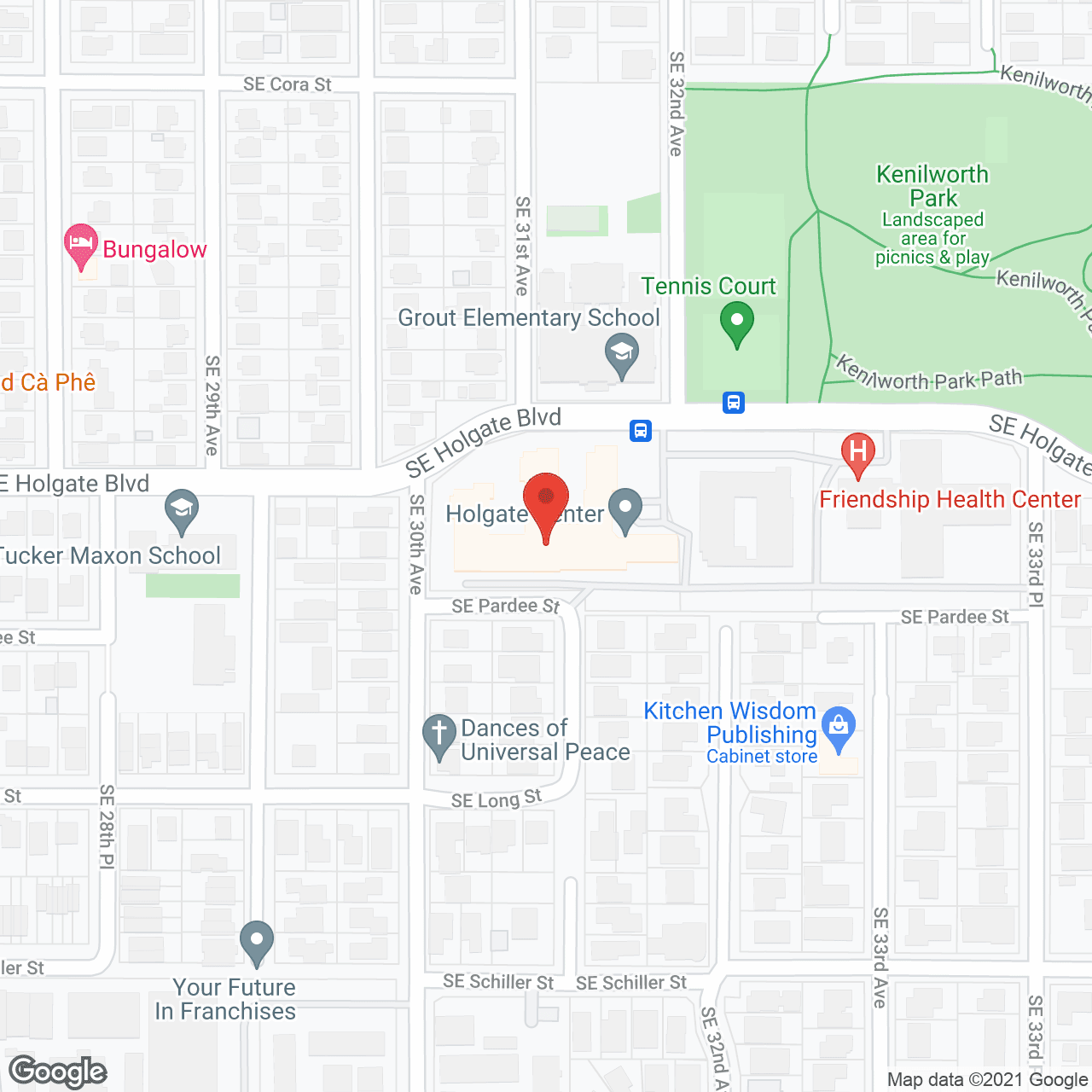 Holgate Center in google map
