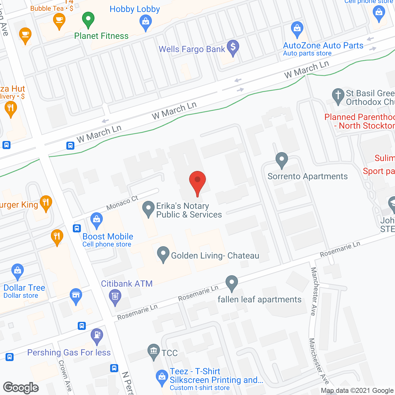 Crestwood Manor Behavioral Health - Stockton in google map