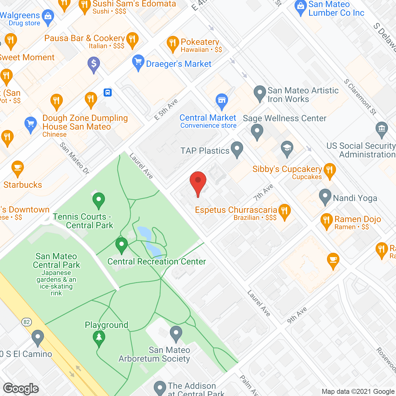 The Stratford in google map