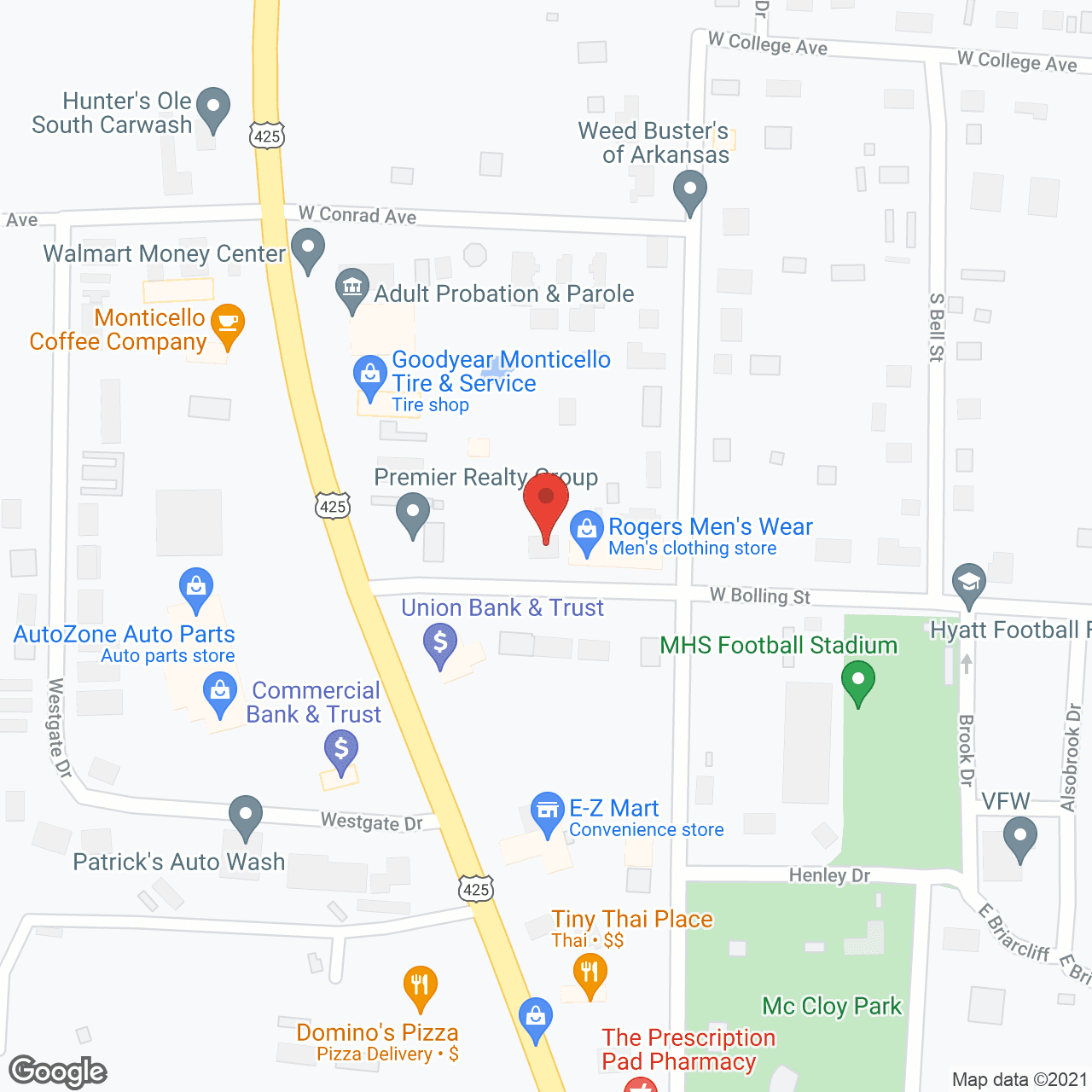 Aerocare Home Medical in google map