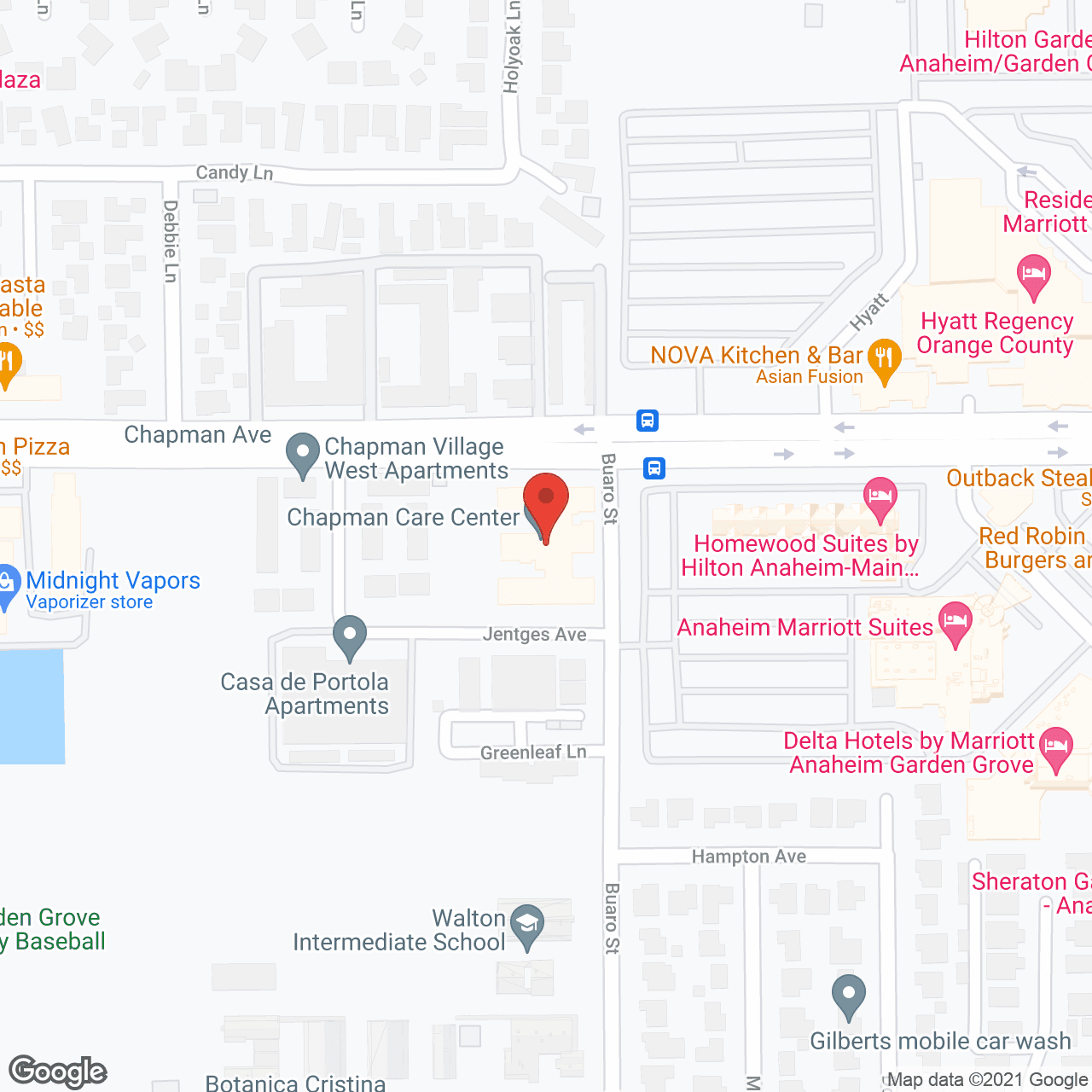 Chapman Care Center in google map