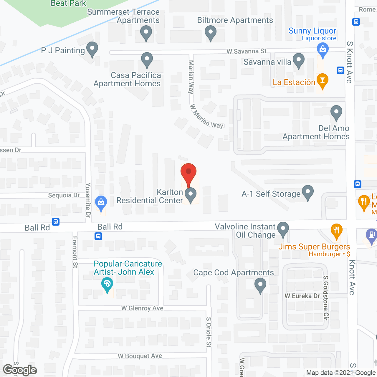 Karlton Residential Care Center in google map