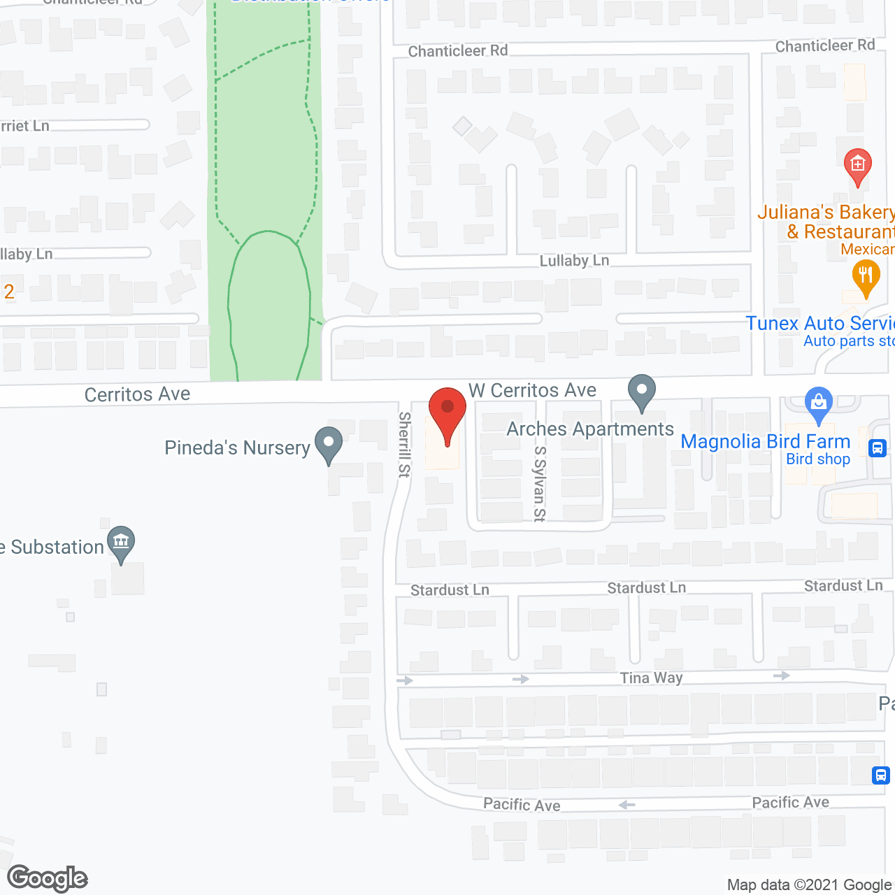 Sunrise Senior Residential Care in google map