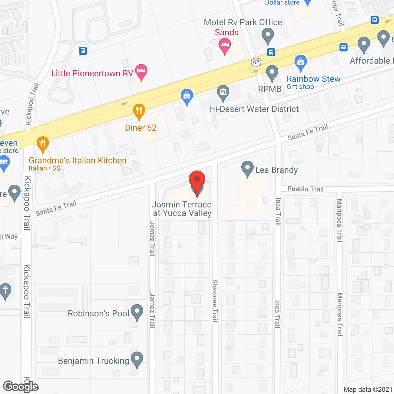 Santa Fe Assisted Living in google map