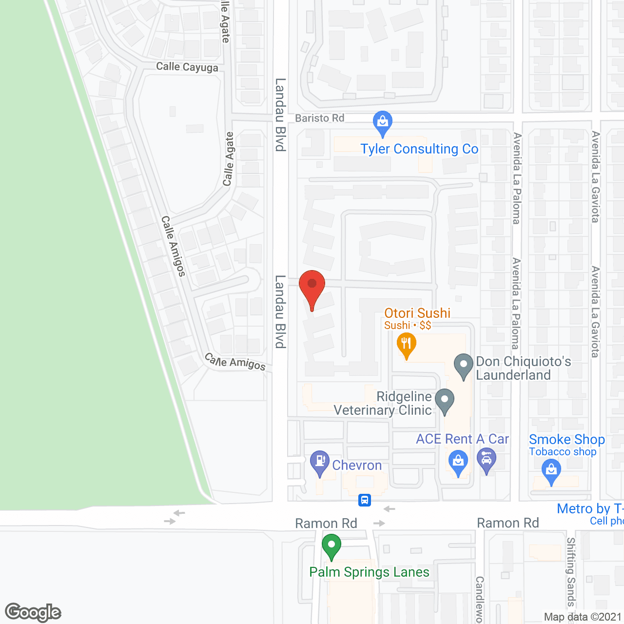 Cathedral Palms Apartments in google map