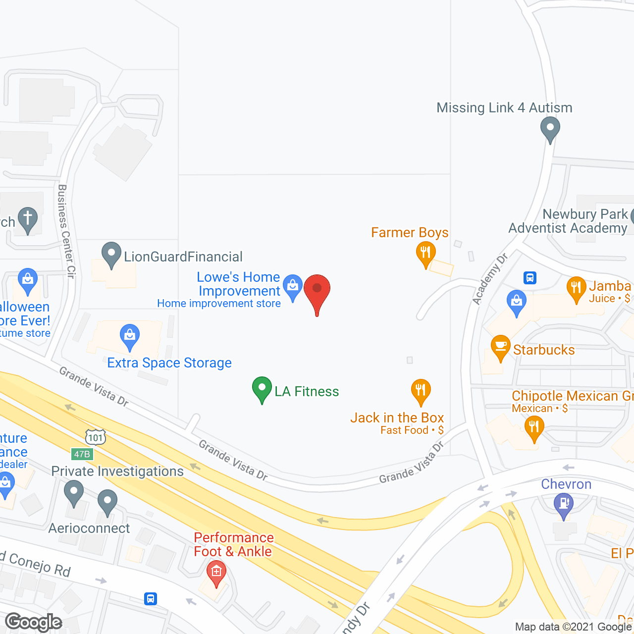 Ventura Estates in google map