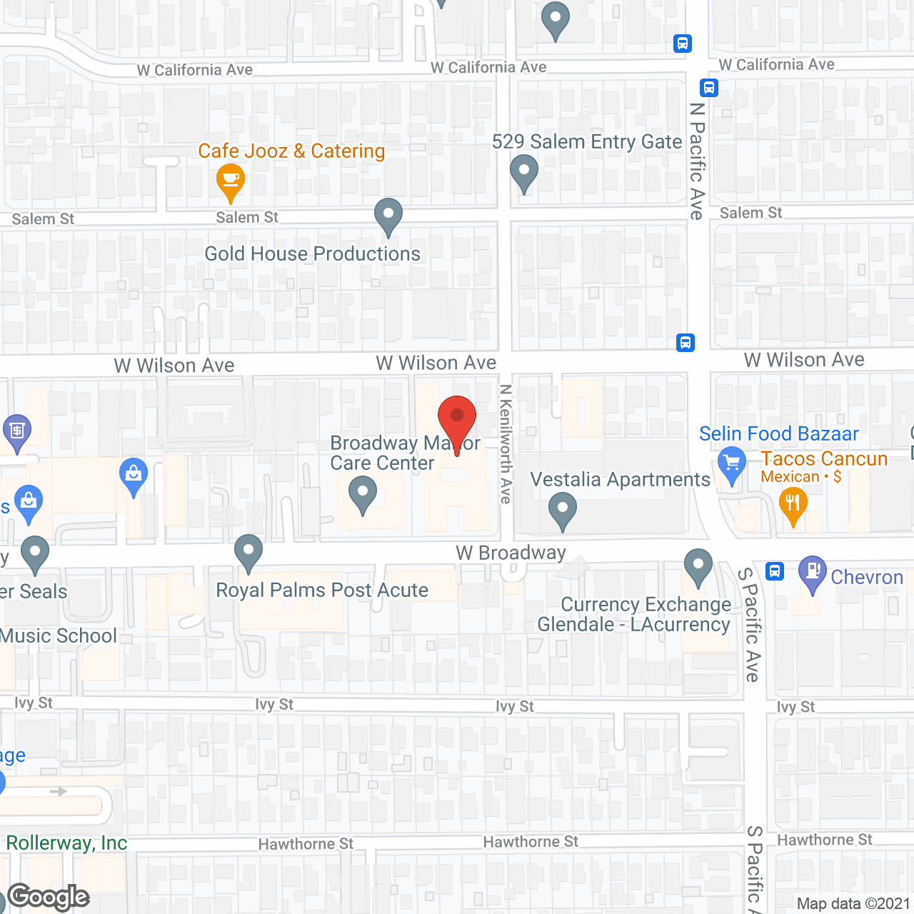 Broadview Residential Care Center in google map
