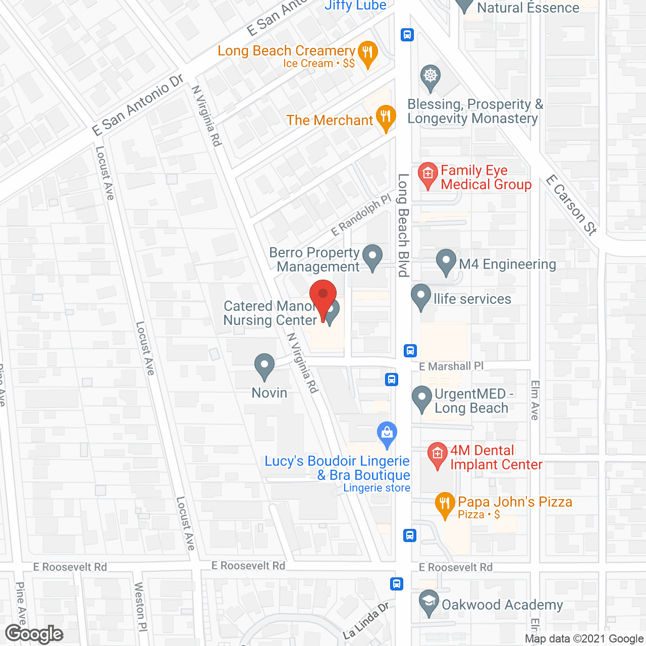 Catered Manor Nursing Center in google map