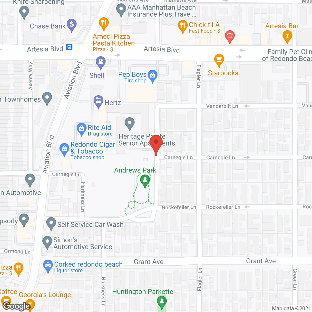 Heritage Pointe Apartments in google map