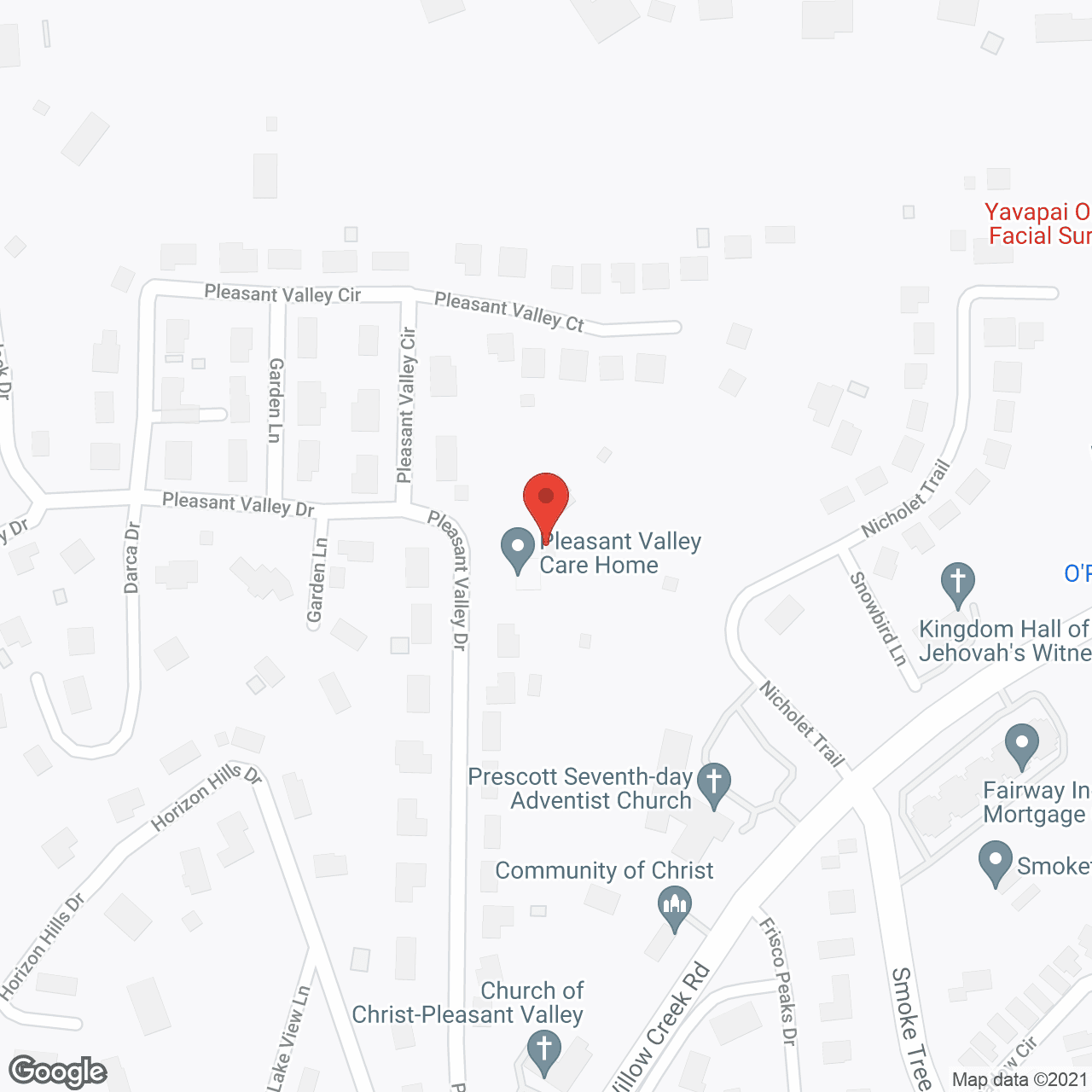Pleasant Valley Care Home in google map