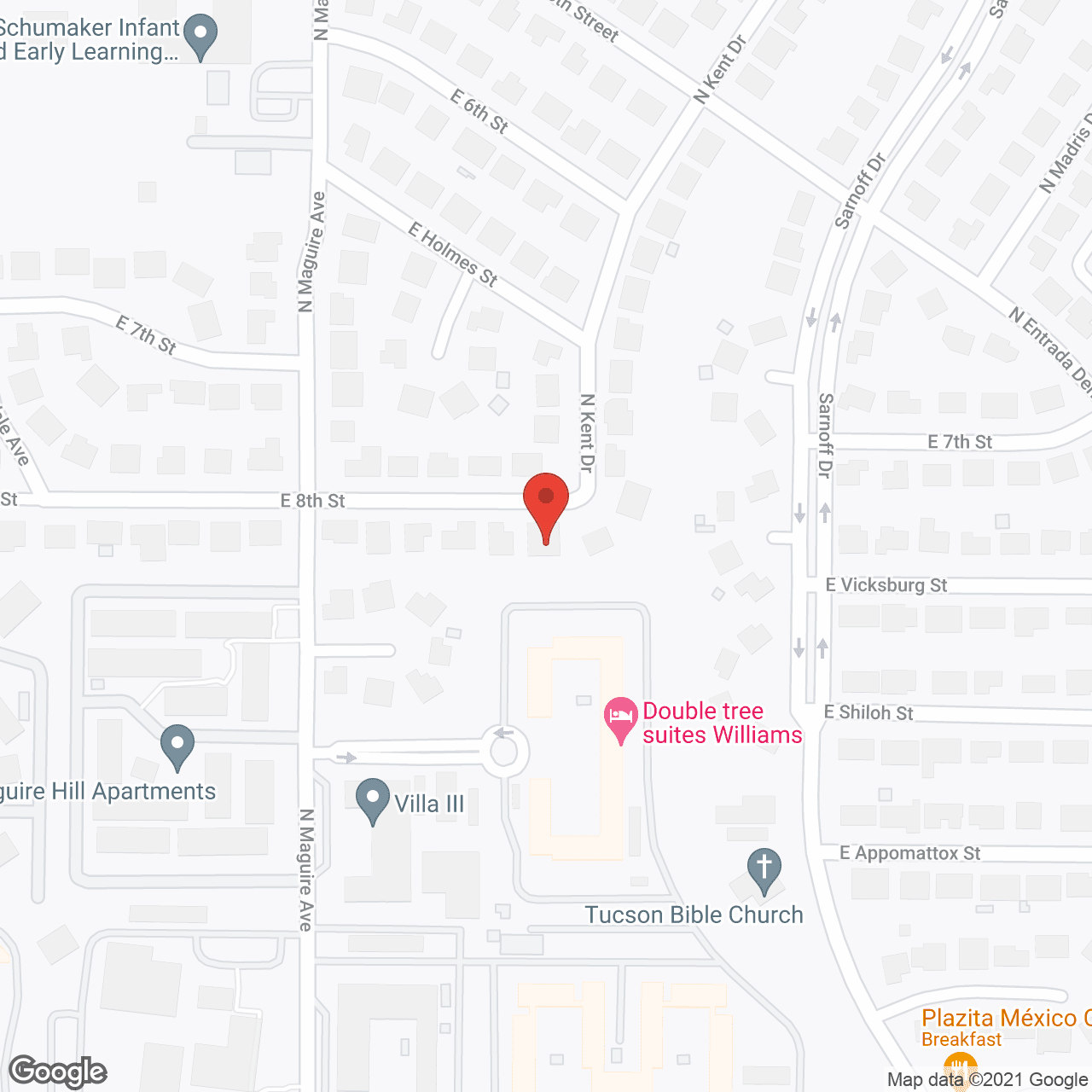 Casa De Dios Inc in google map