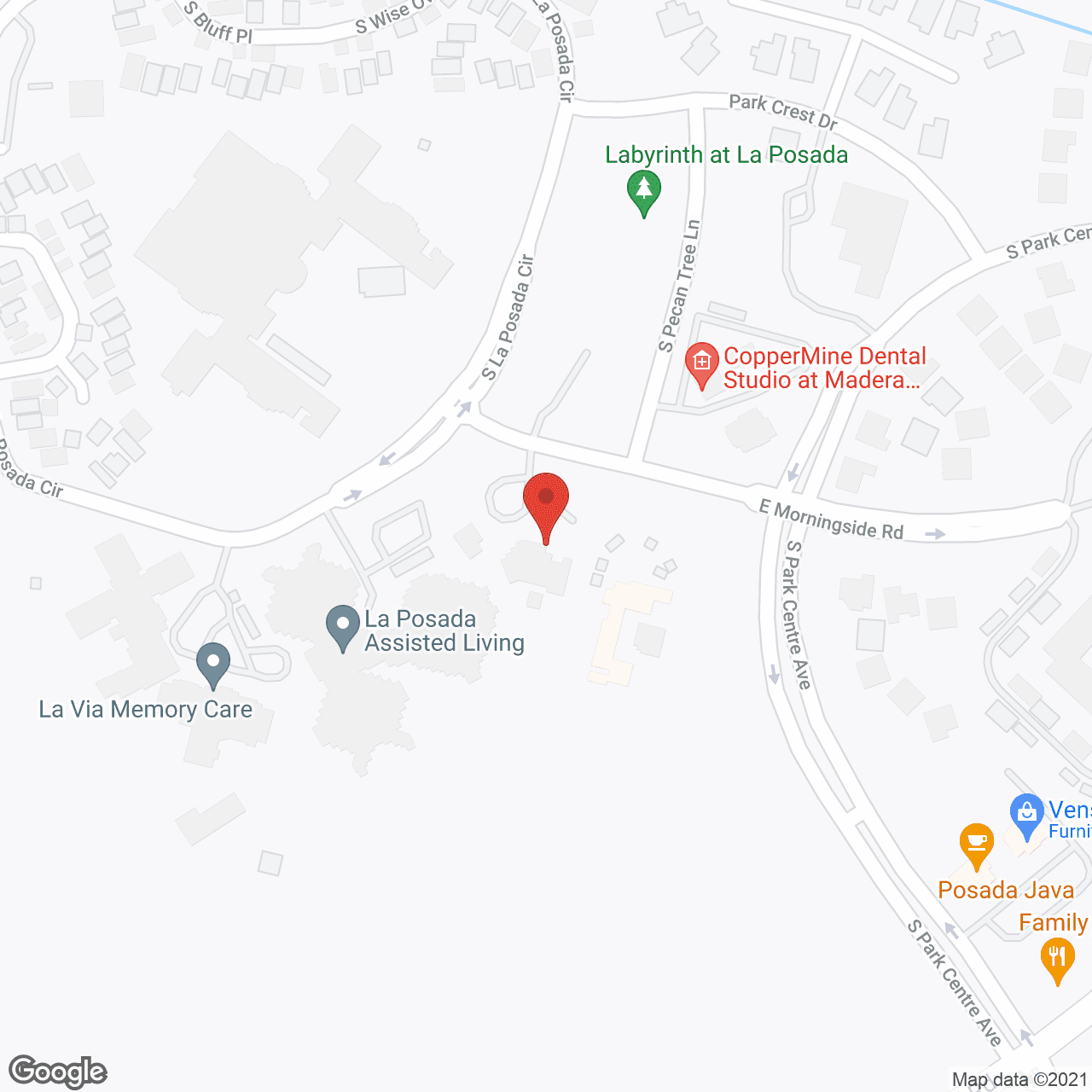 La Posada at Park Centre, a CCRC in google map