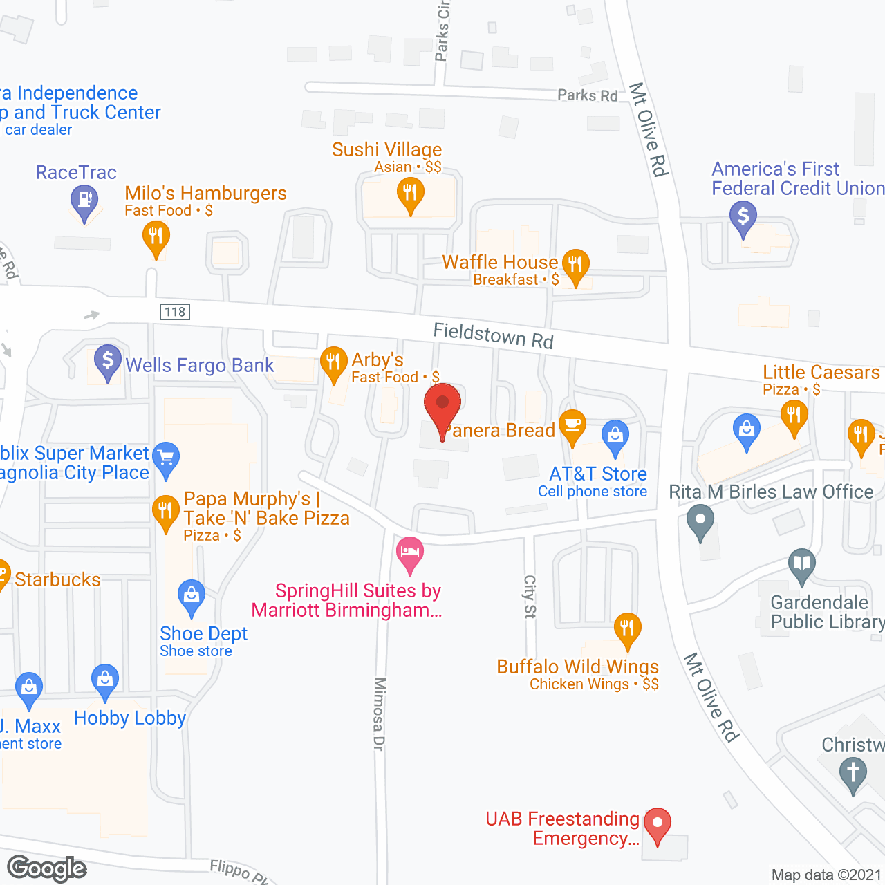 Able Home Health in google map