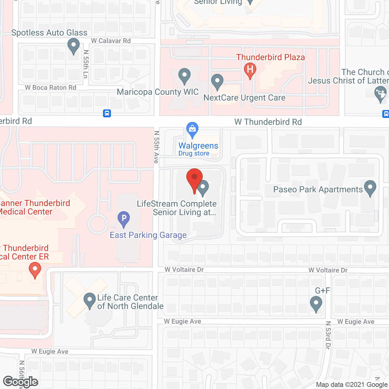 LifeStream at Glendale in google map