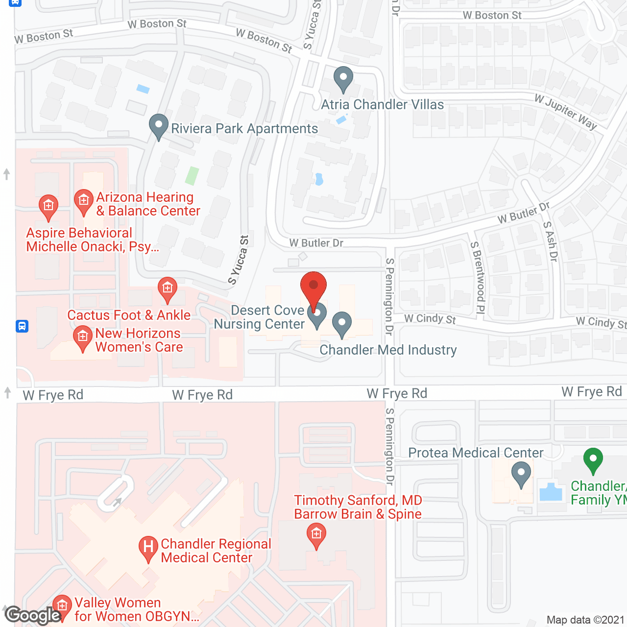 Desert Cove Nursing Center in google map