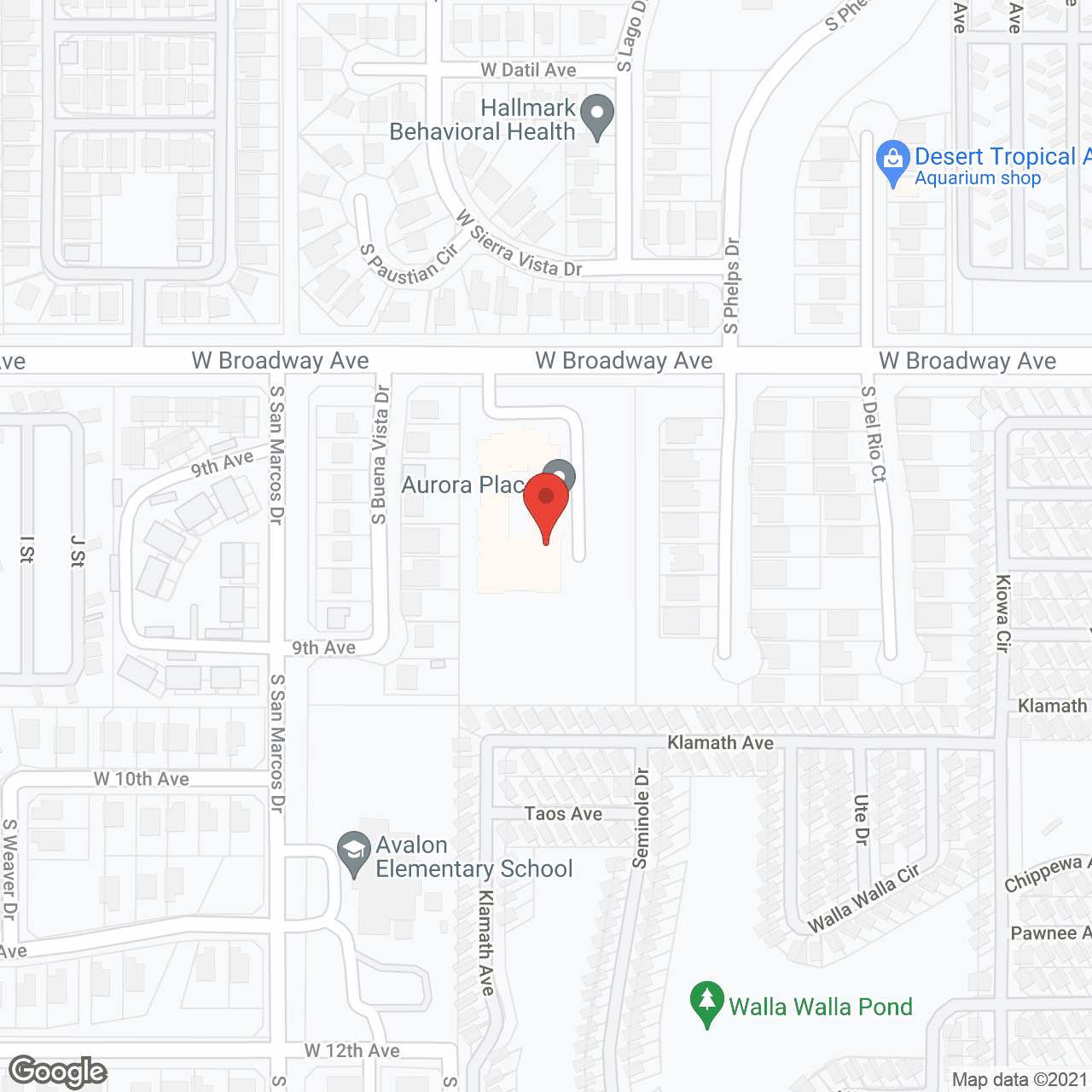 Avista Apache Junction in google map