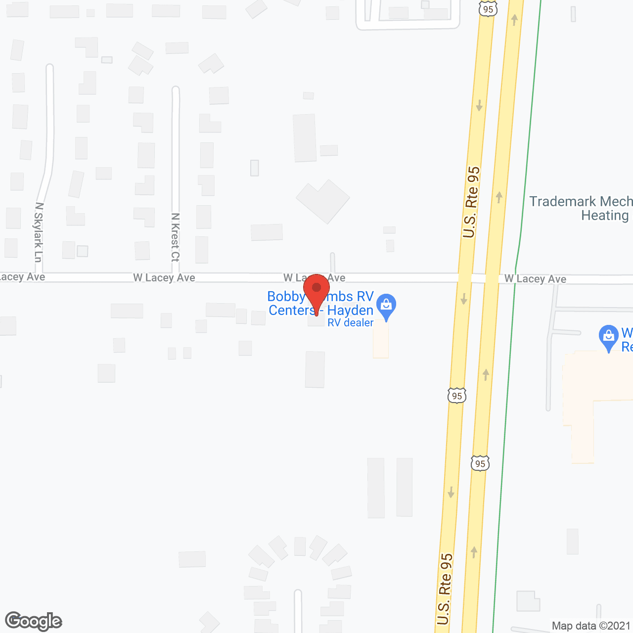 Lacey Assisted Living in google map
