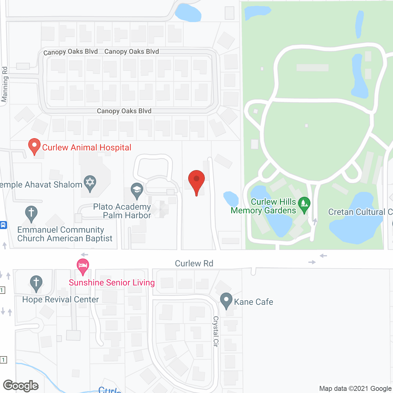 Allure of Palm Harbor in google map