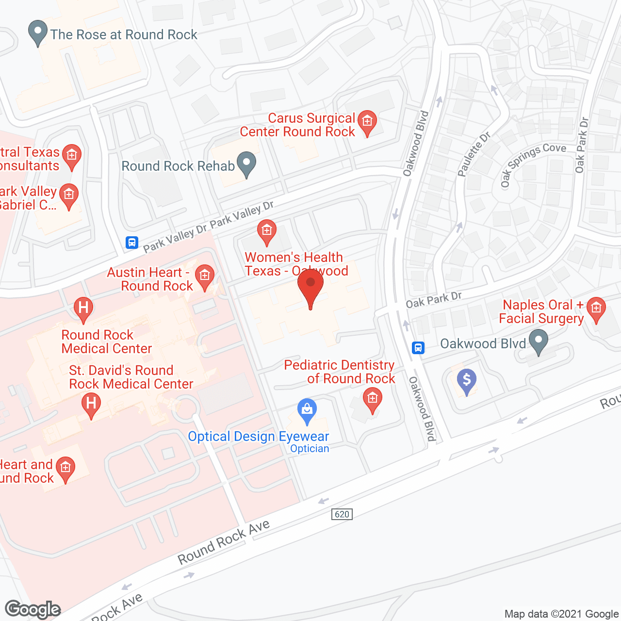 Hearthstone of Round Rock in google map