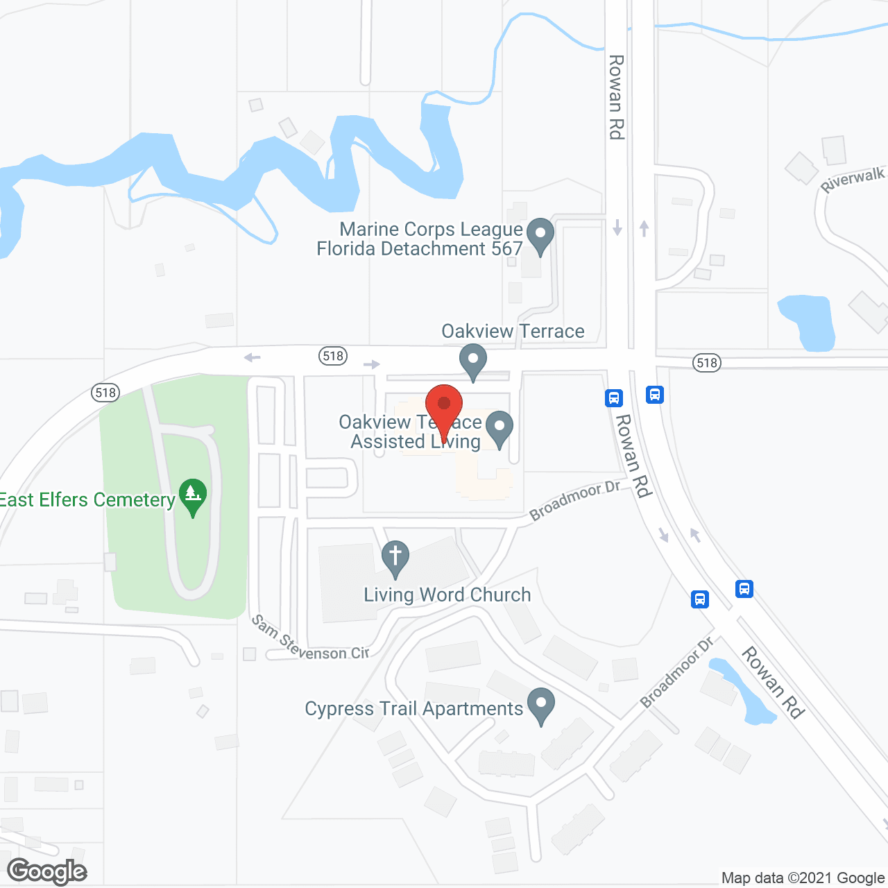 Oakview Terrace in google map
