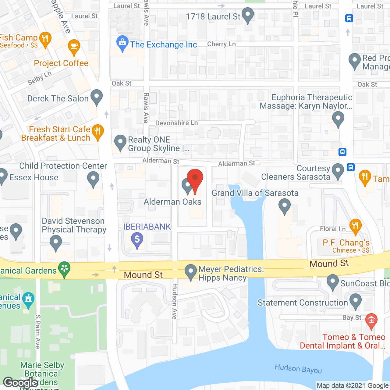 Alderman Oaks Retirement Center in google map