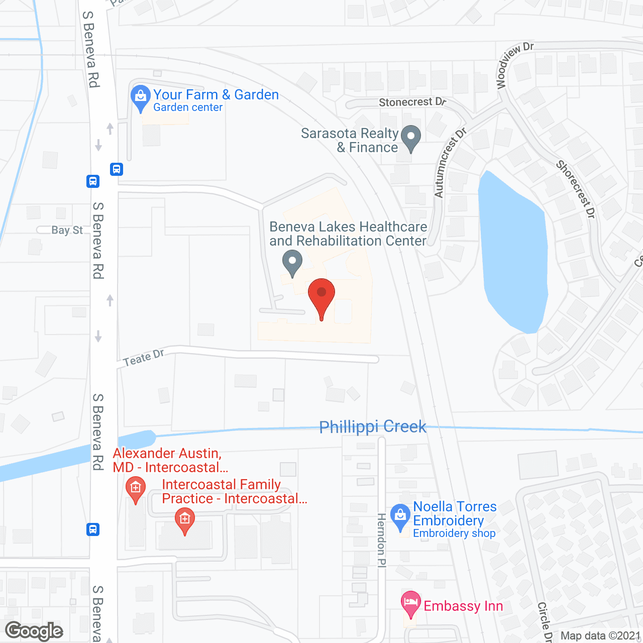 Beneva Lakes Assisted Living Center in google map