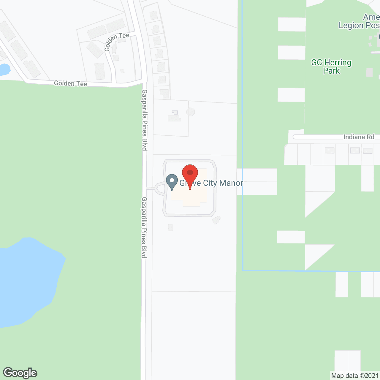 Grove City Manor in google map