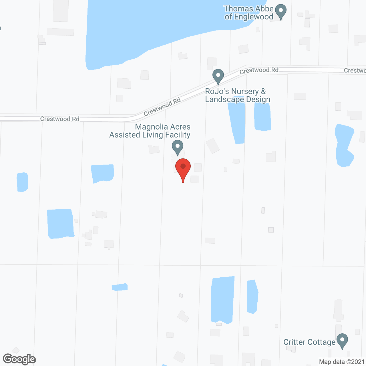 Magnolia Acres ALF in google map