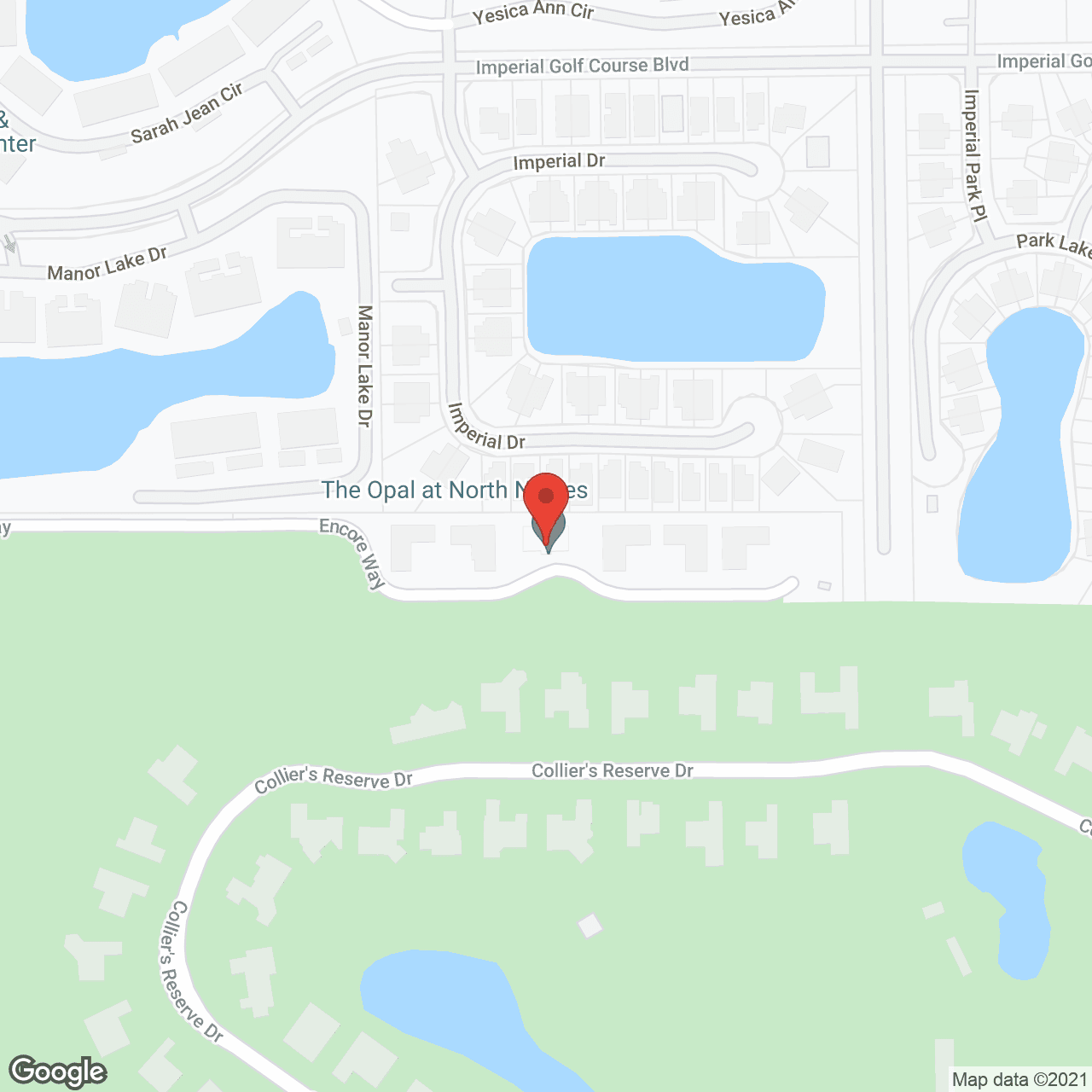 Elite at North Naples in google map