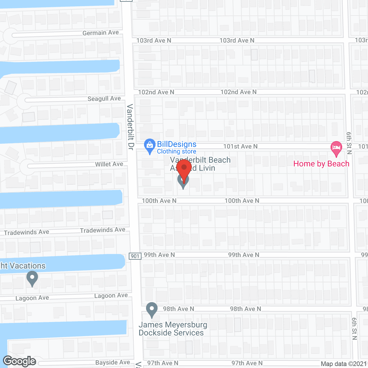 Vanderbilt Beach Assisted Living Home in google map