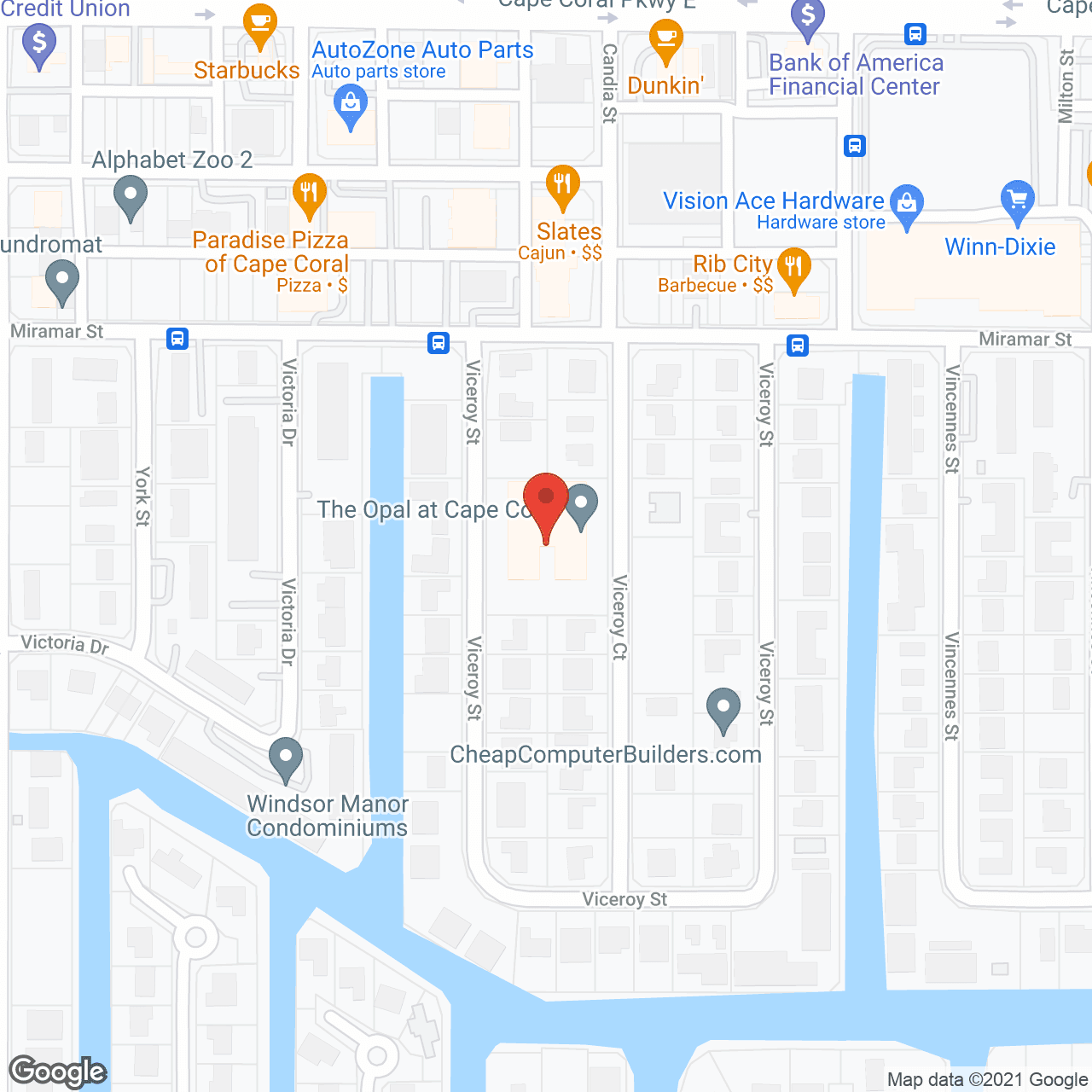 Elite at Cape Coral in google map