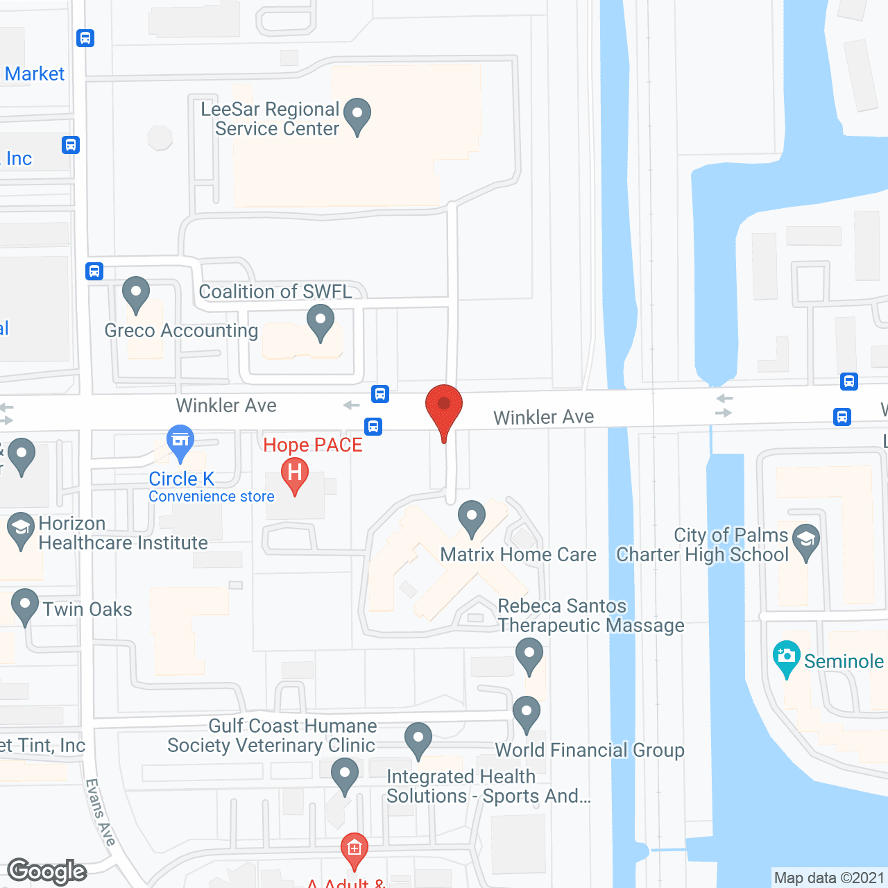 The Palms of Fort Myers in google map