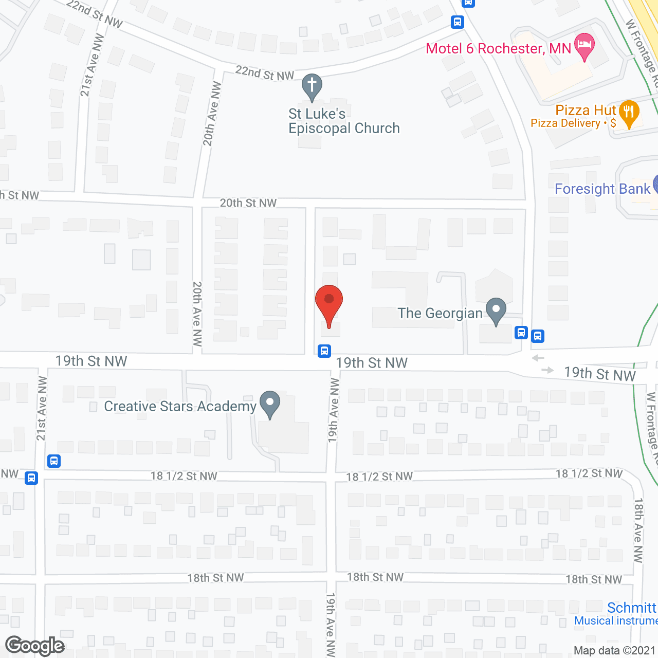 Maples Senior Housing in google map