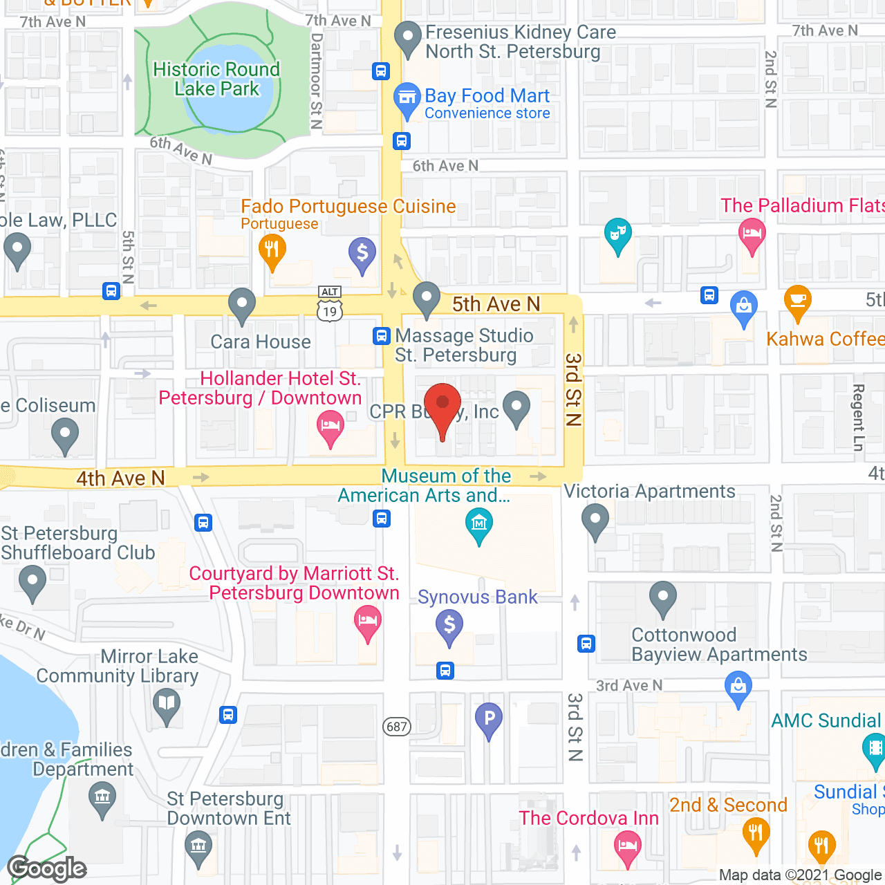 Palladium Assisted Living Facility in google map