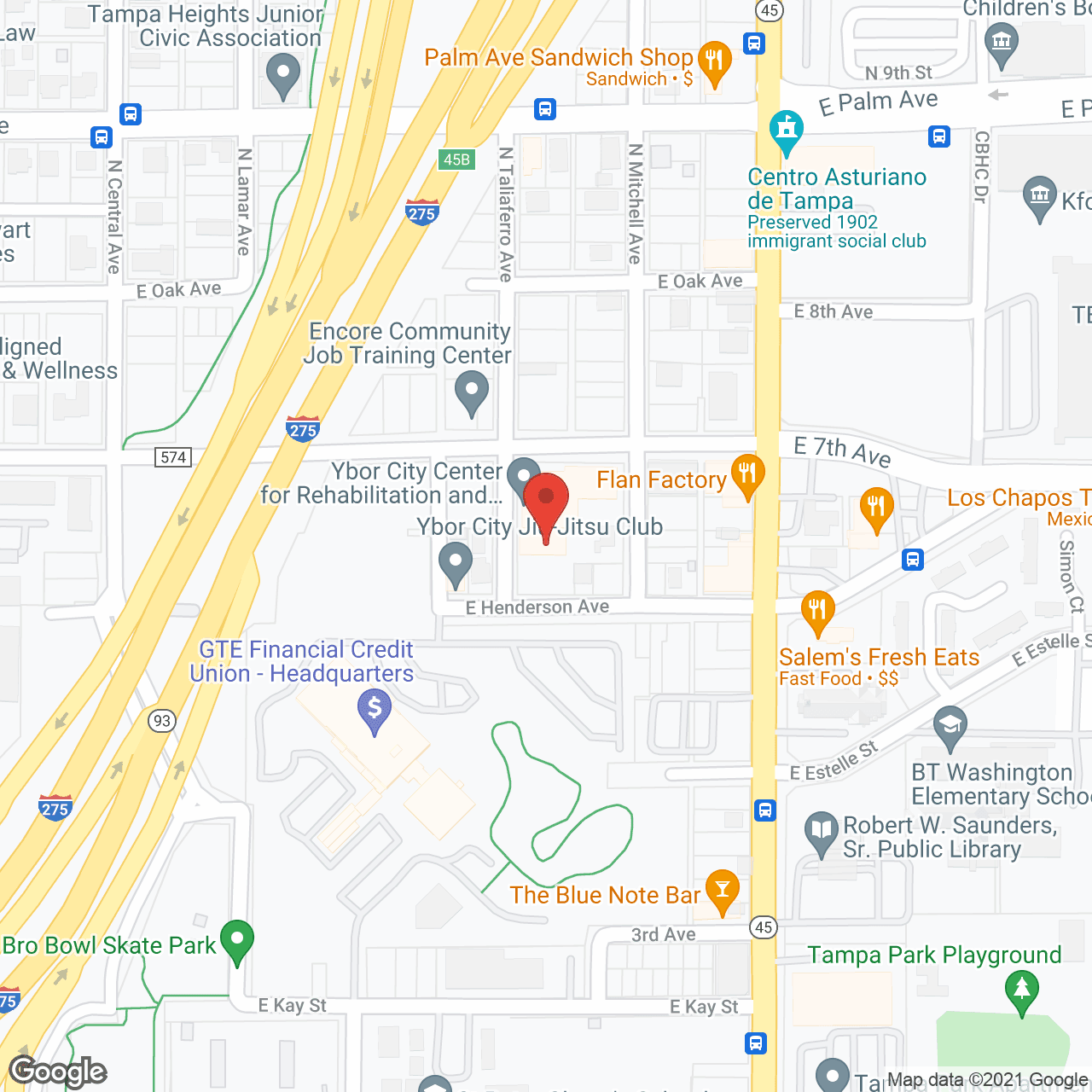 Ybor City Healthcare & Rehab in google map