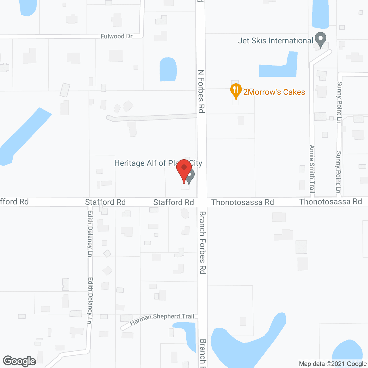 Heritage Oaks Assisted Living in google map