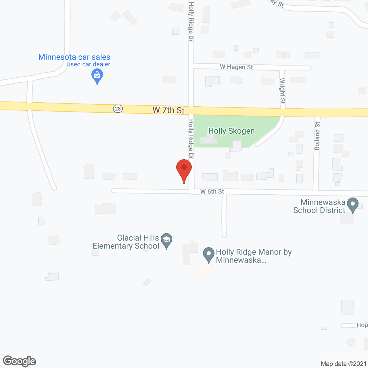 Minnewaska District Hospital in google map
